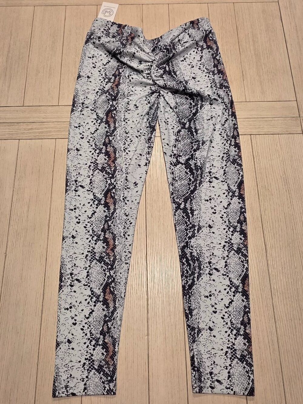 What Waist Define Crossover Scrunch Bum Python Leggings | NWT 4XL